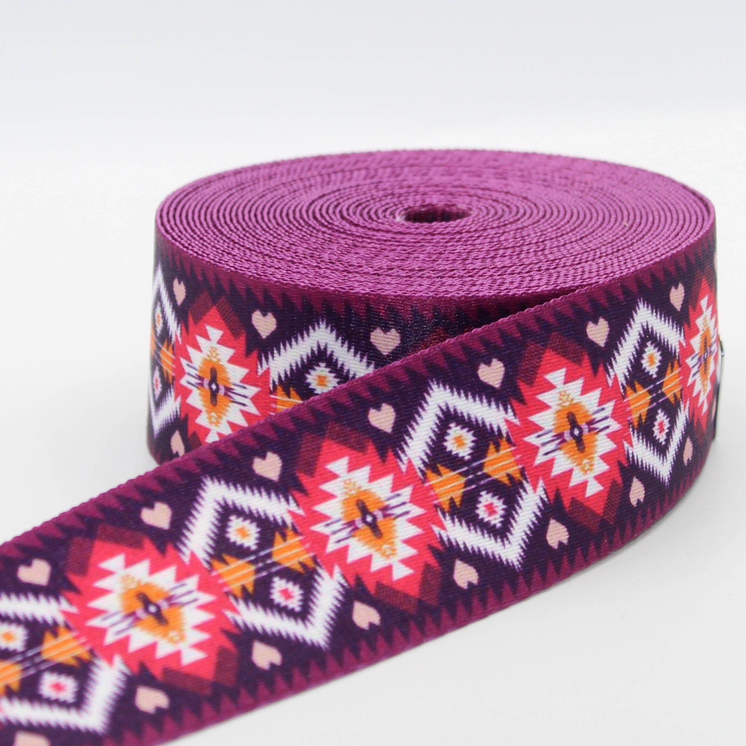 5 meters Printed Webbing 50mm #RUB1950 - ACCESSOIRES LEDUC BV
