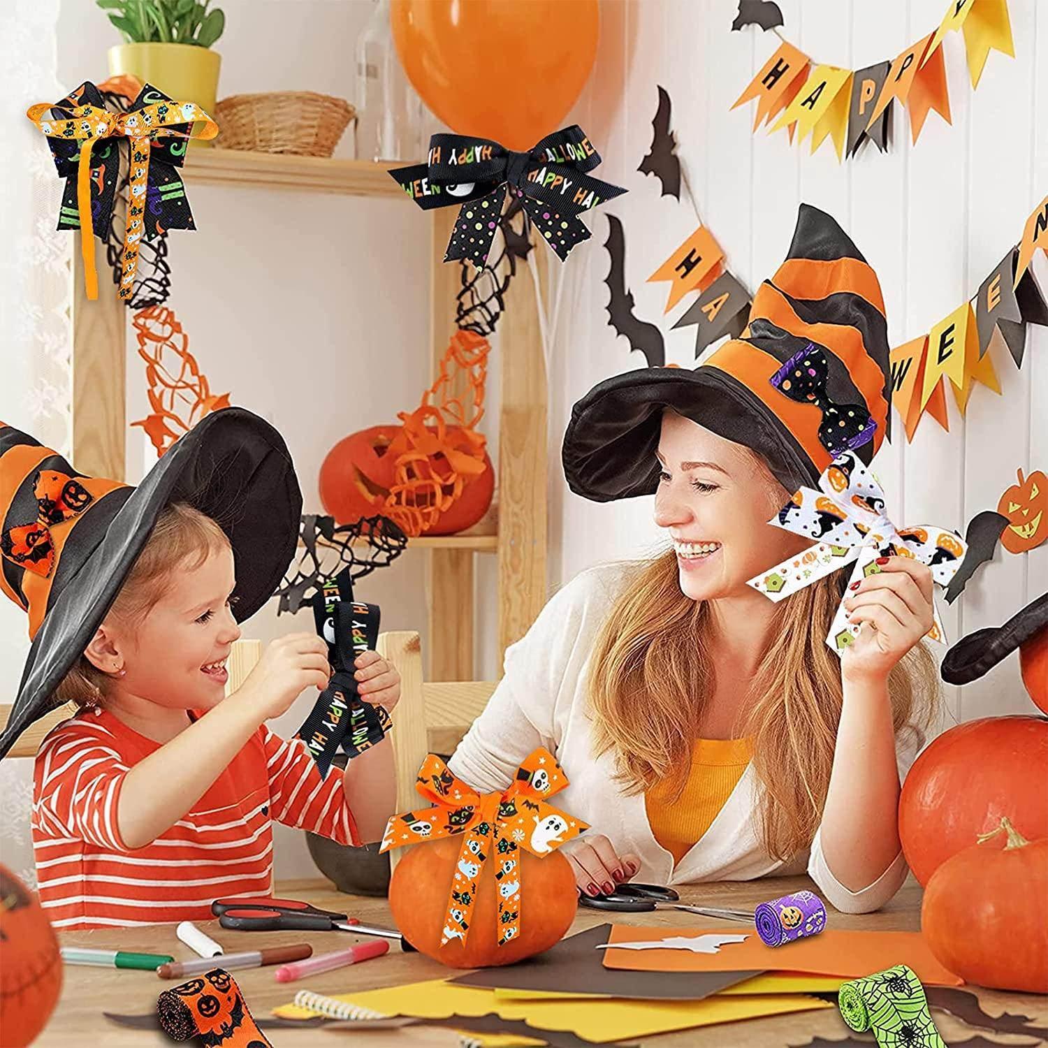 HALLOWEEN Ribbon 3 x 10 meters in 3 colors - ACCESSOIRES LEDUC BV