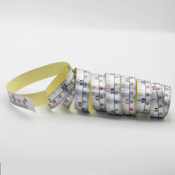 2 High Quality Self-Adhesive Measuring Tapes (1.5 meters) - ACCESSOIRES LEDUC BV