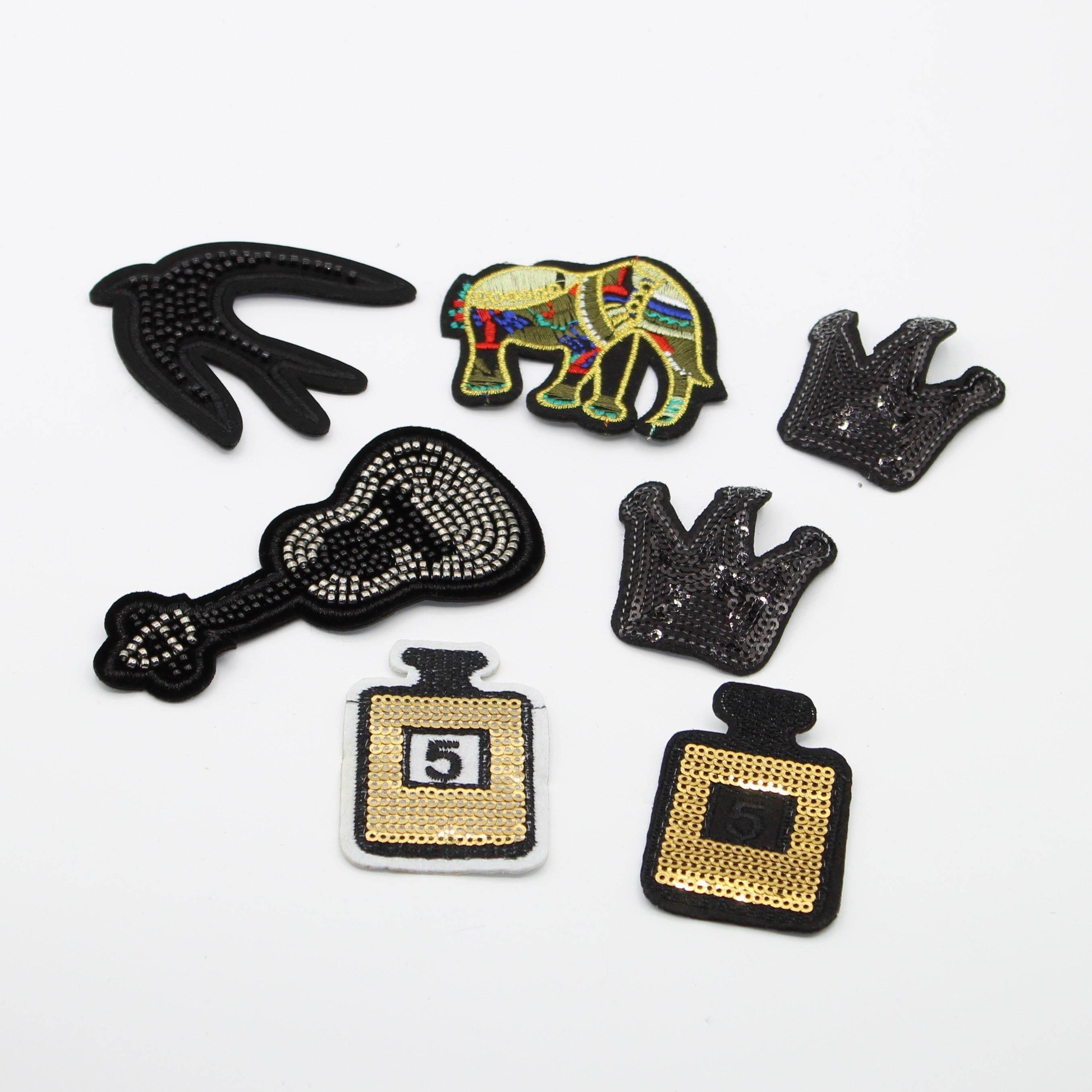 Sets of Iron-on and / or Sew-on Patches - ACCESSOIRES LEDUC BV