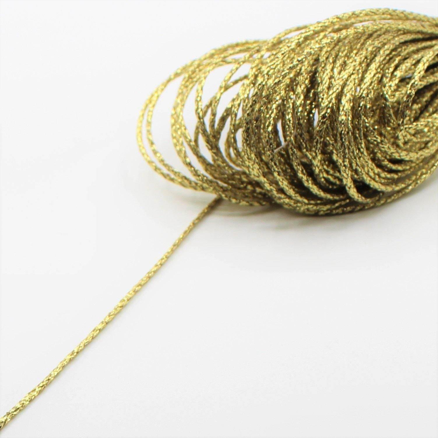 10 meters Lurex 1mm Cord - ACCESSOIRES LEDUC BV