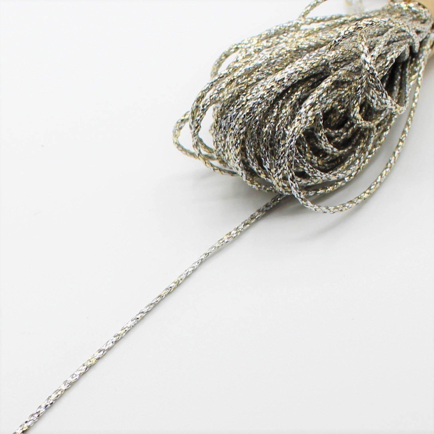 10 meters Lurex 1mm Cord - ACCESSOIRES LEDUC BV