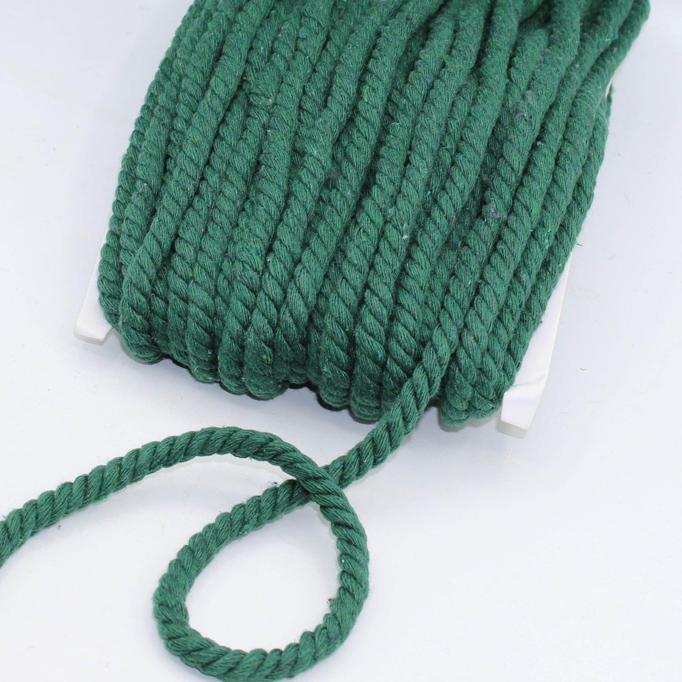 20 Meters Thick Cotton Cord 5 or 8mm #COR3012 - ACCESSOIRES LEDUC BV