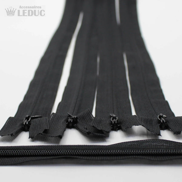 BLACK OR WHITE - Invisible Zippers (10pcs) - ACCESSOIRES LEDUC BV
