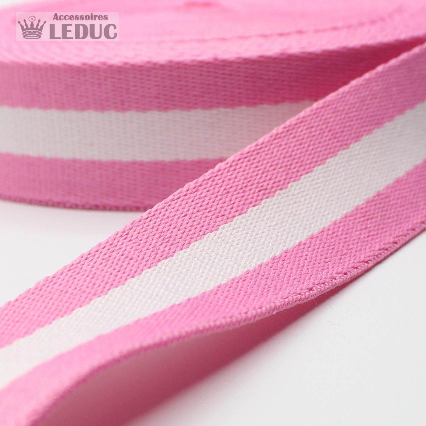 5 meters30mm Striped Webbing #RUB1907 - ACCESSOIRES LEDUC BV