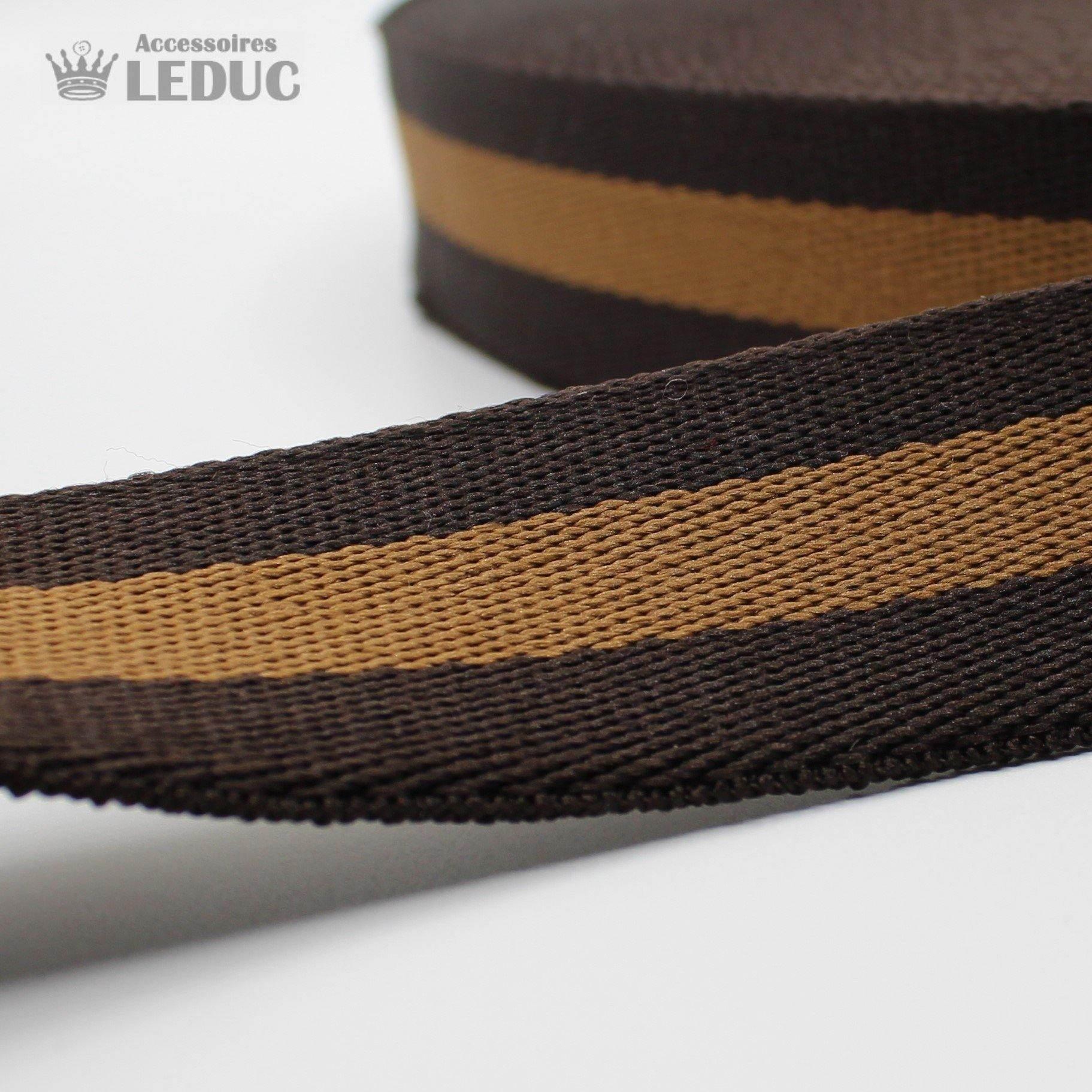 5 meters30mm Striped Webbing #RUB1907 - ACCESSOIRES LEDUC BV