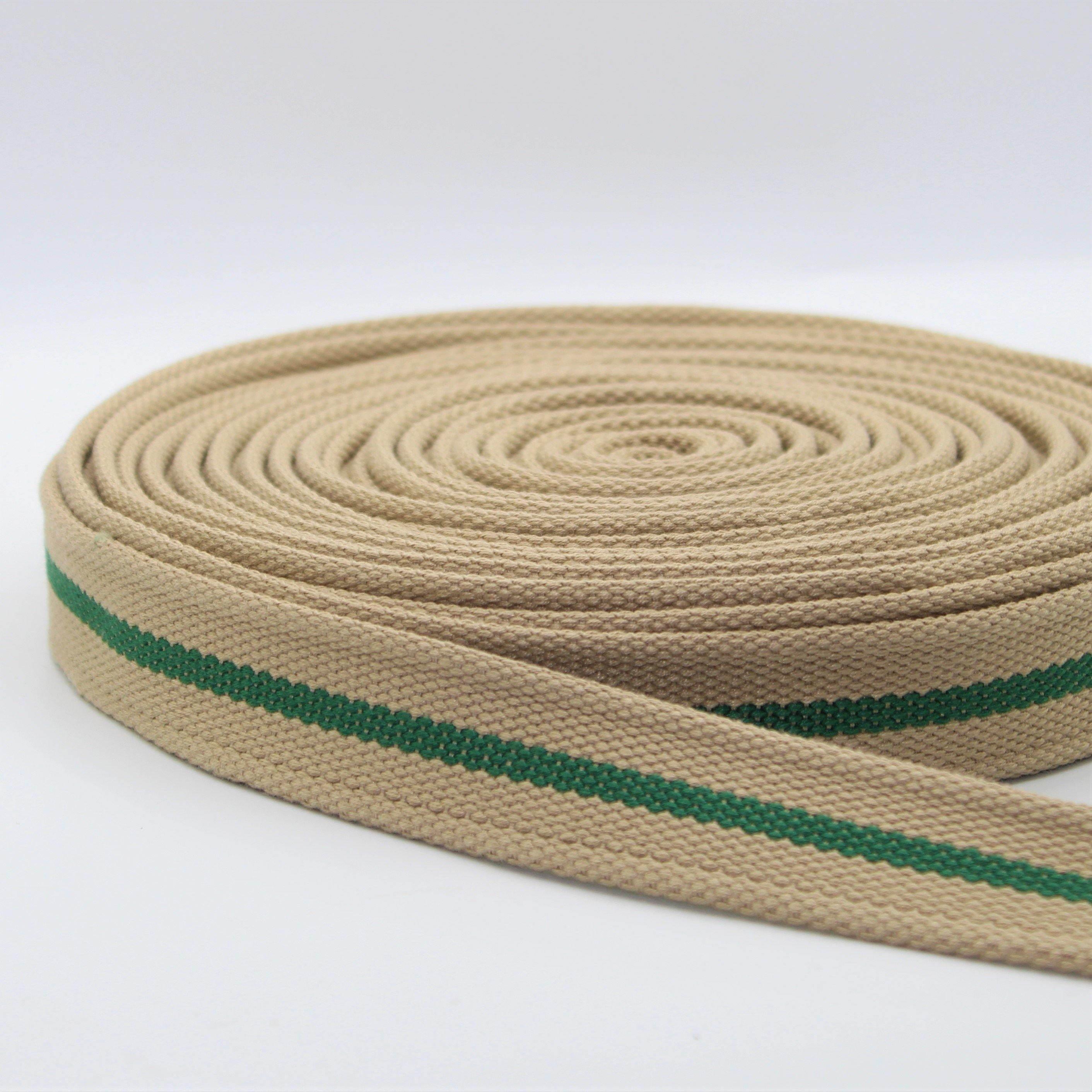 5 Meters 30mm Thick Striped Webbing #RUB1960 - ACCESSOIRES LEDUC BV