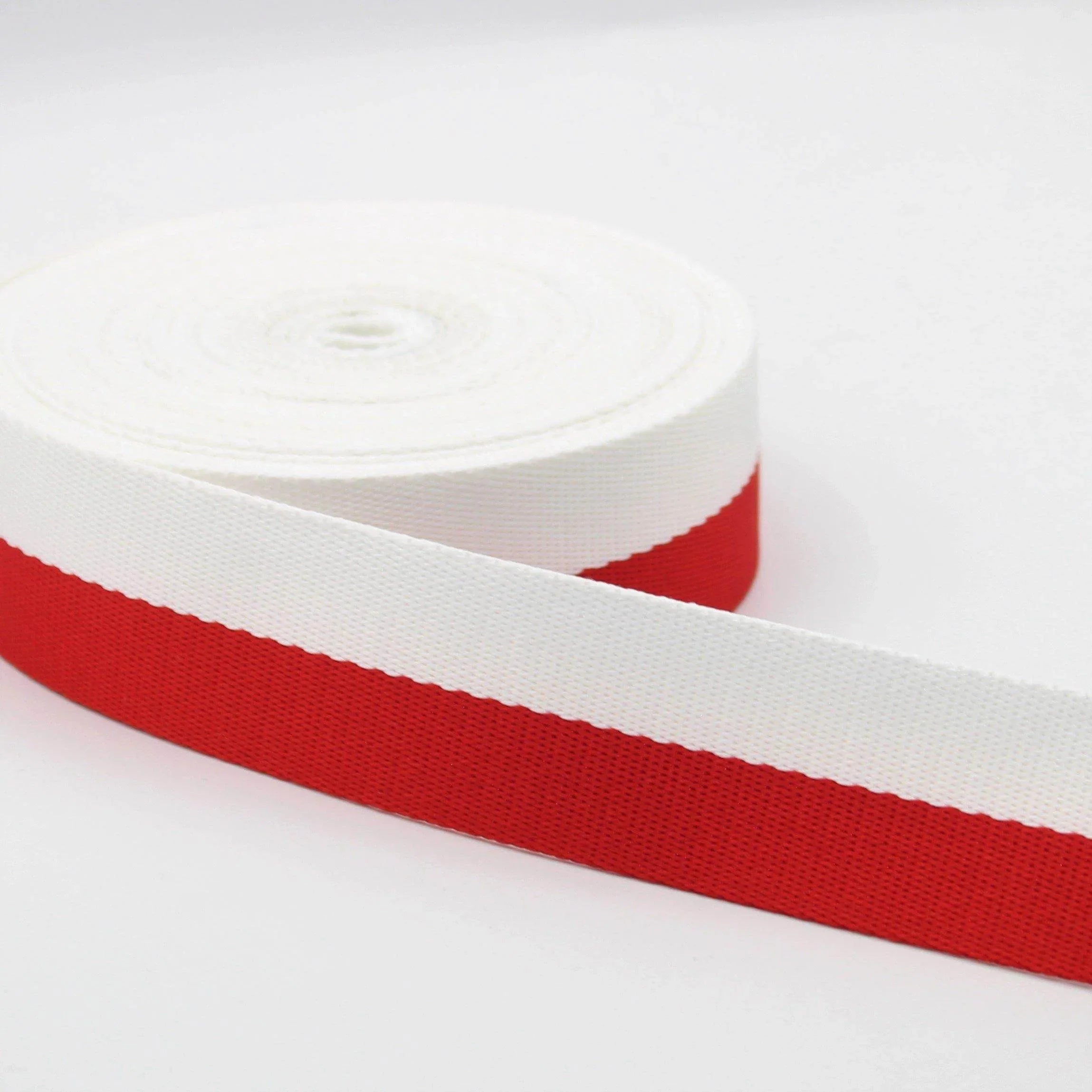 5 meters 38mm Bicolor Webbing #RUB1973 - ACCESSOIRES LEDUC BV