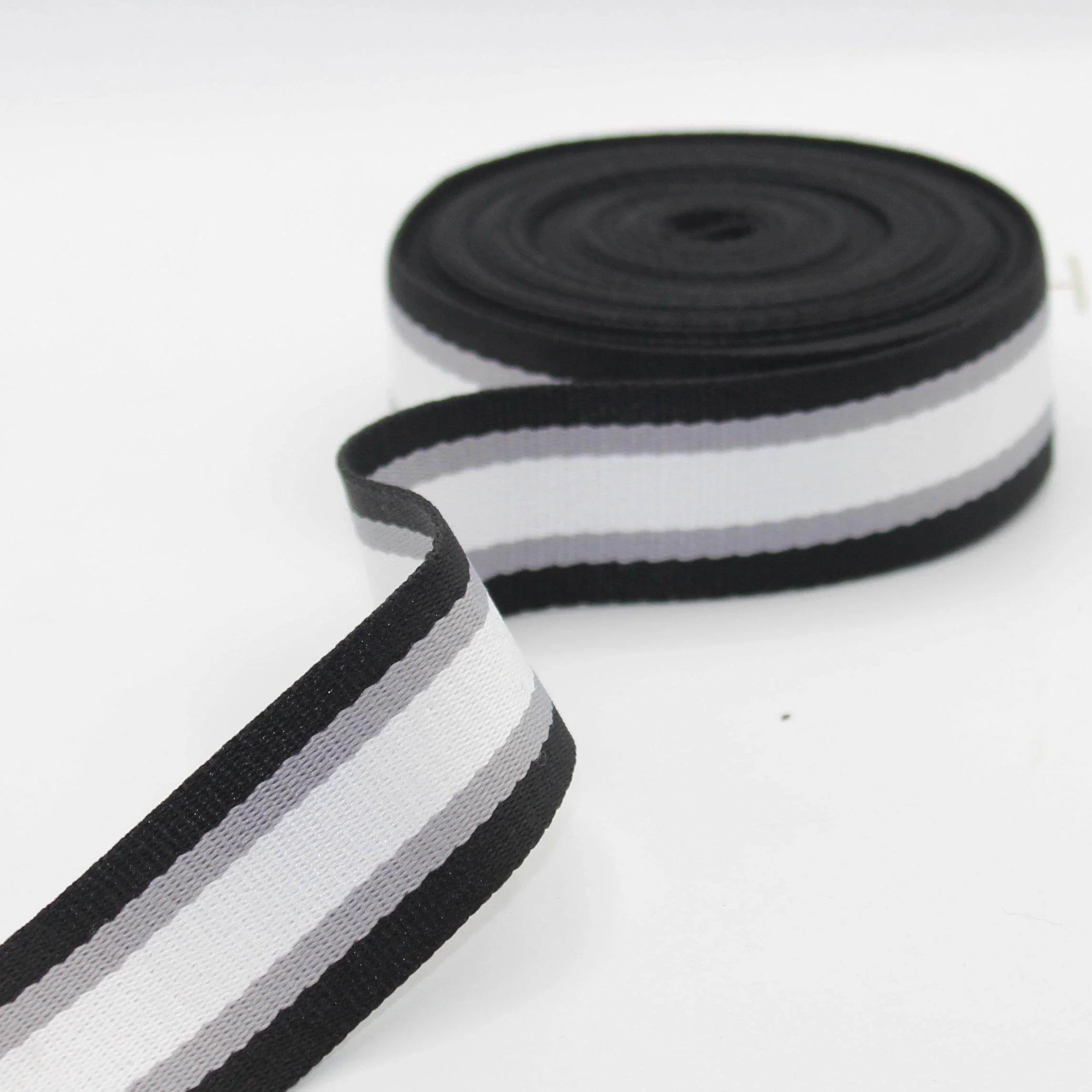 Striped Webbing 5 meters 38mm #RUB1972 - ACCESSOIRES LEDUC BV