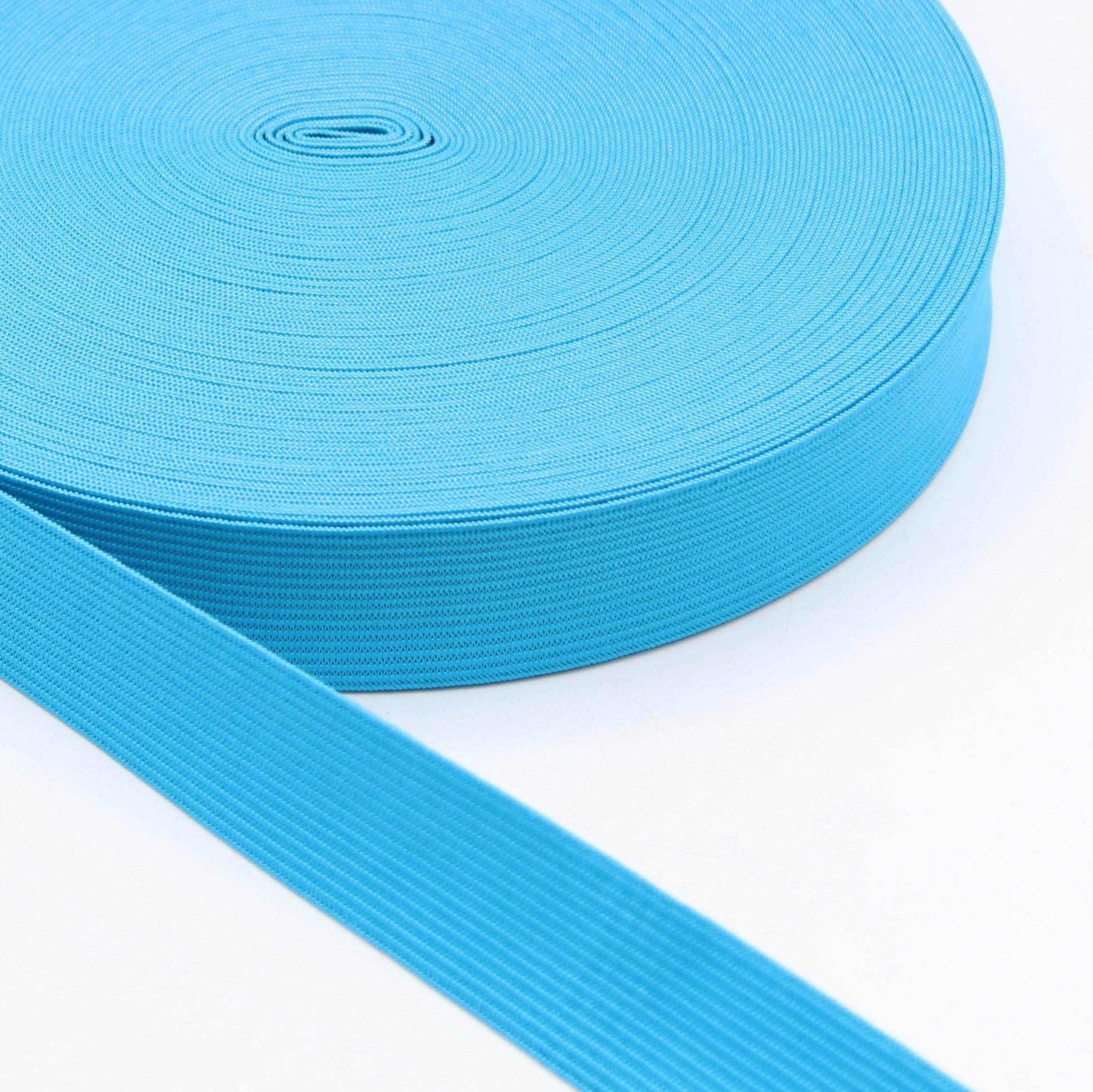 10 METERS - coloured ELASTIC 25MM #ELA1979 - ACCESSOIRES LEDUC BV