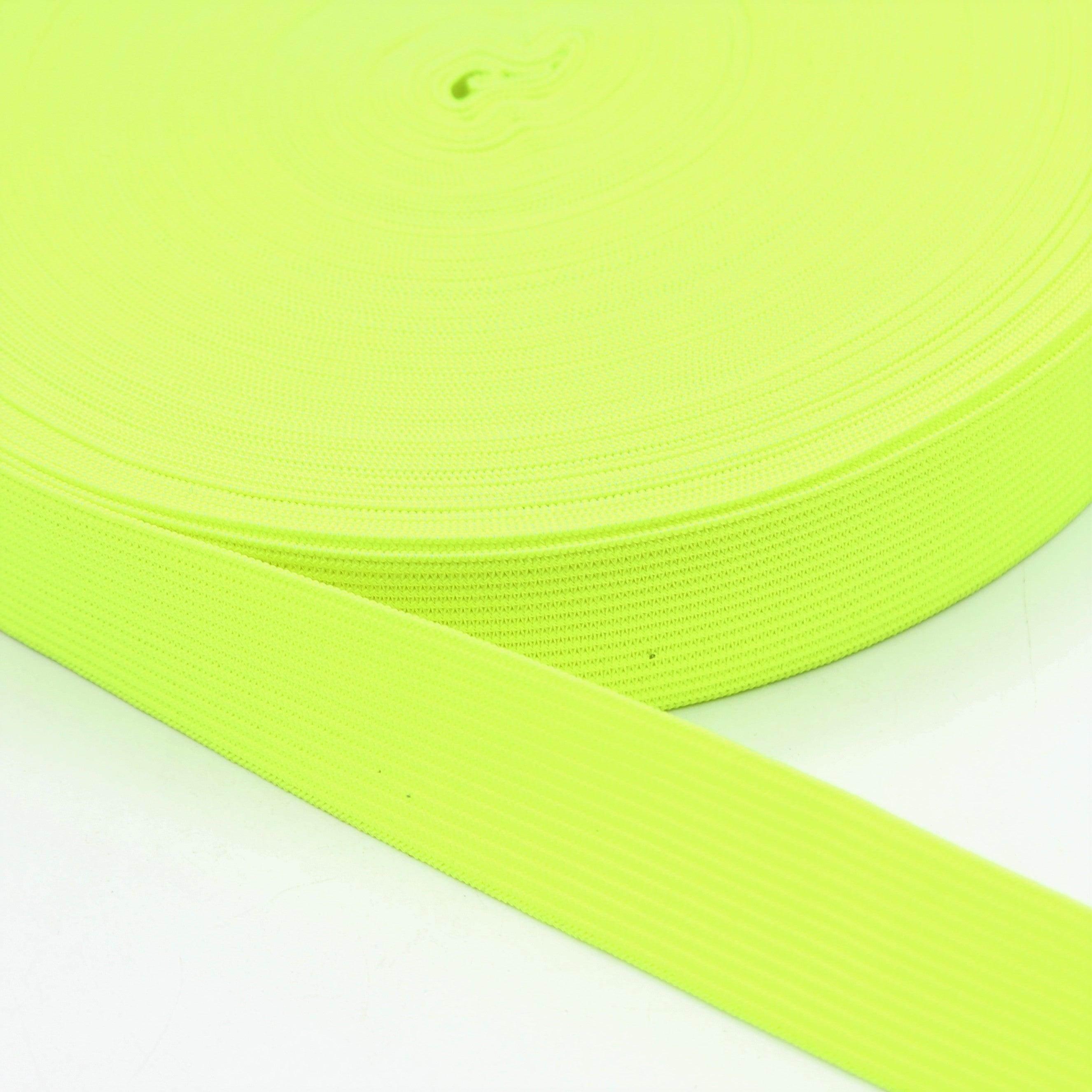 10 METERS - coloured ELASTIC 25MM #ELA1979 - ACCESSOIRES LEDUC BV