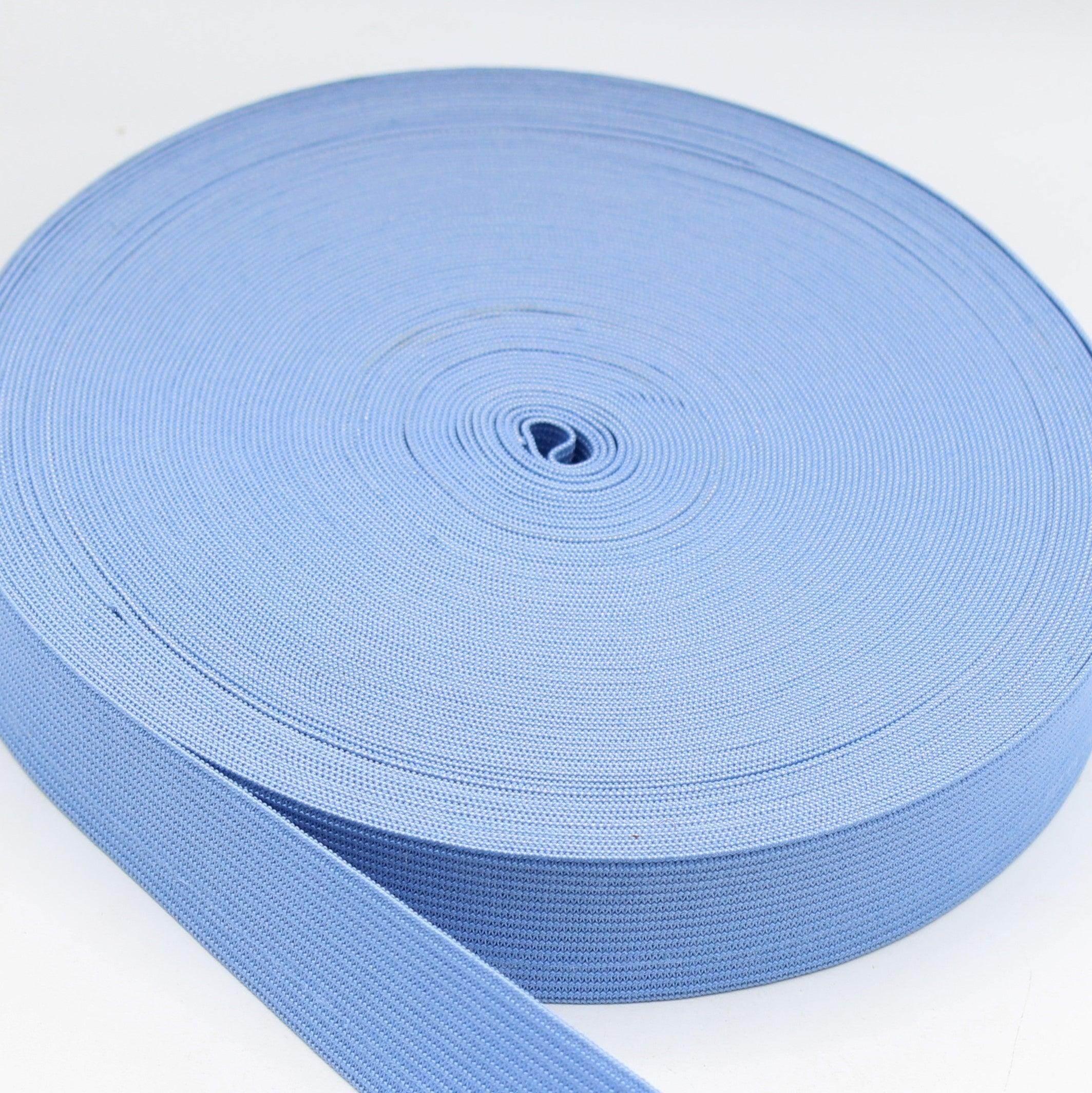 10 METERS - coloured ELASTIC 25MM #ELA1979 - ACCESSOIRES LEDUC BV