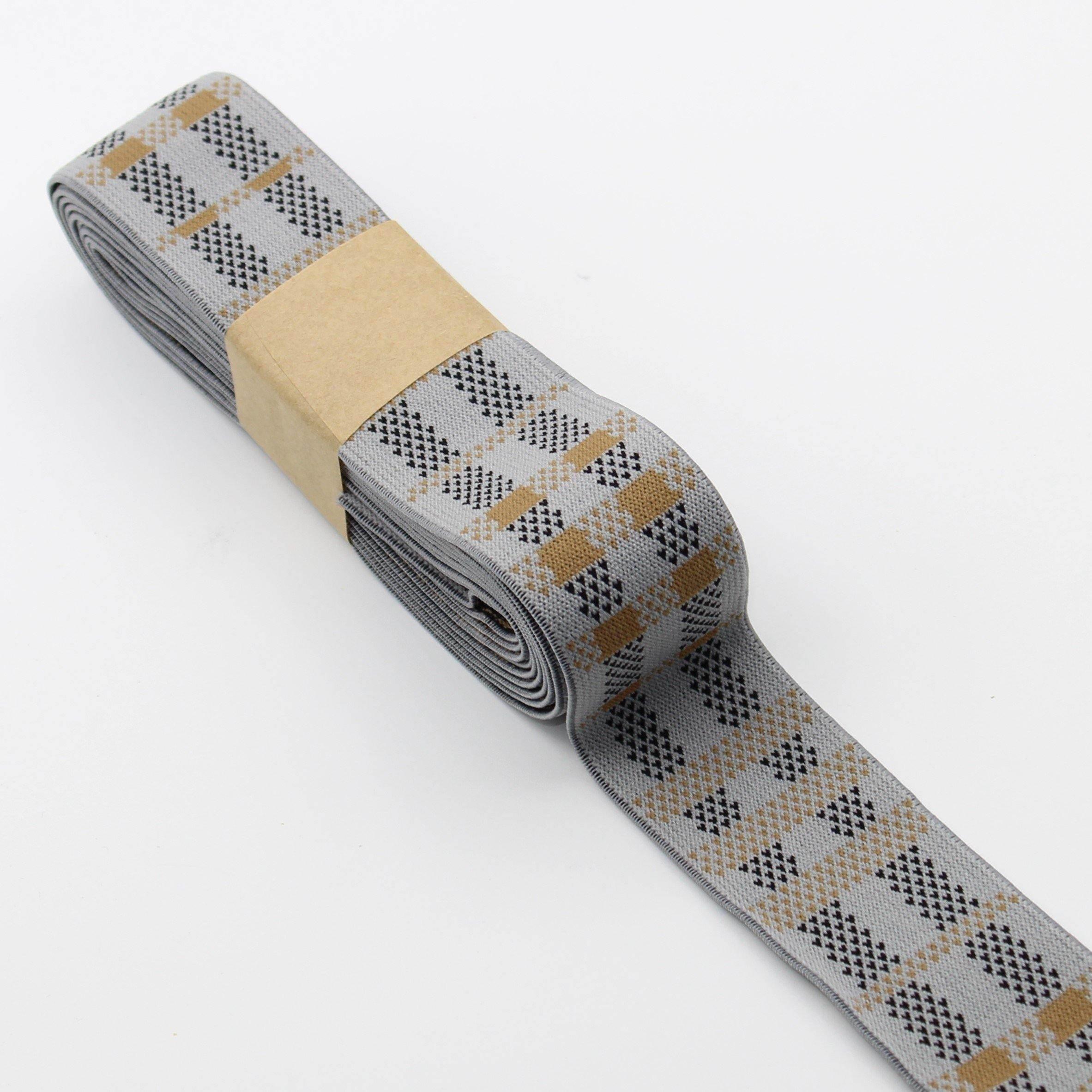 5 METERS - 40mm Fancy Elastic #ELA2524 - ACCESSOIRES LEDUC BV