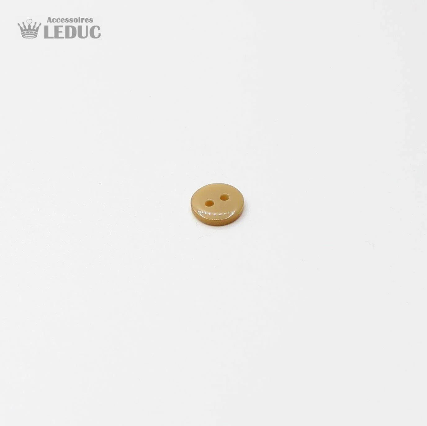 50 pieces - 2 Holes Polyester Button for Blouses 13mm (20") - (KP2 105 20") - ACCESSOIRES LEDUC