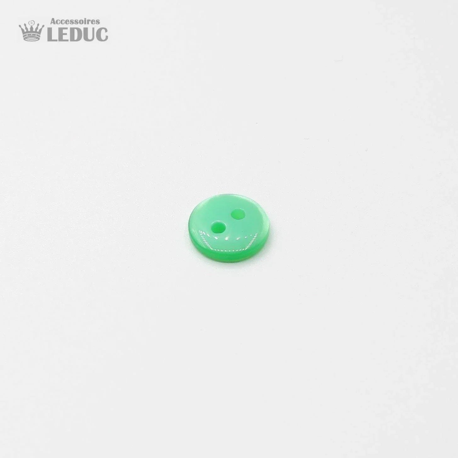 50 pieces - 2 Holes Polyester Button for Blouses 13mm (20") - (KP2 105 20") - ACCESSOIRES LEDUC