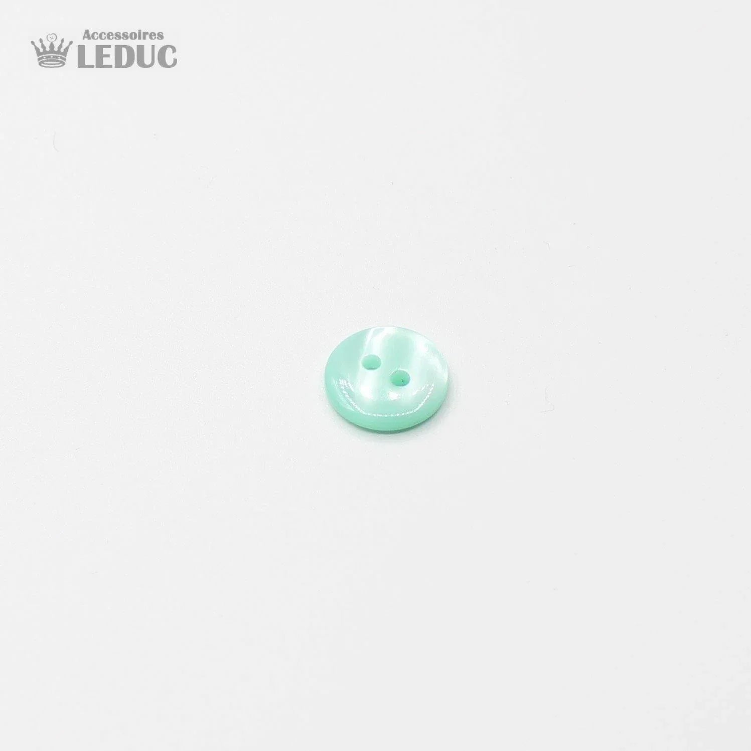 50 pieces - 2 Holes Polyester Button for Blouses 13mm (20") - (KP2 105 20") - ACCESSOIRES LEDUC