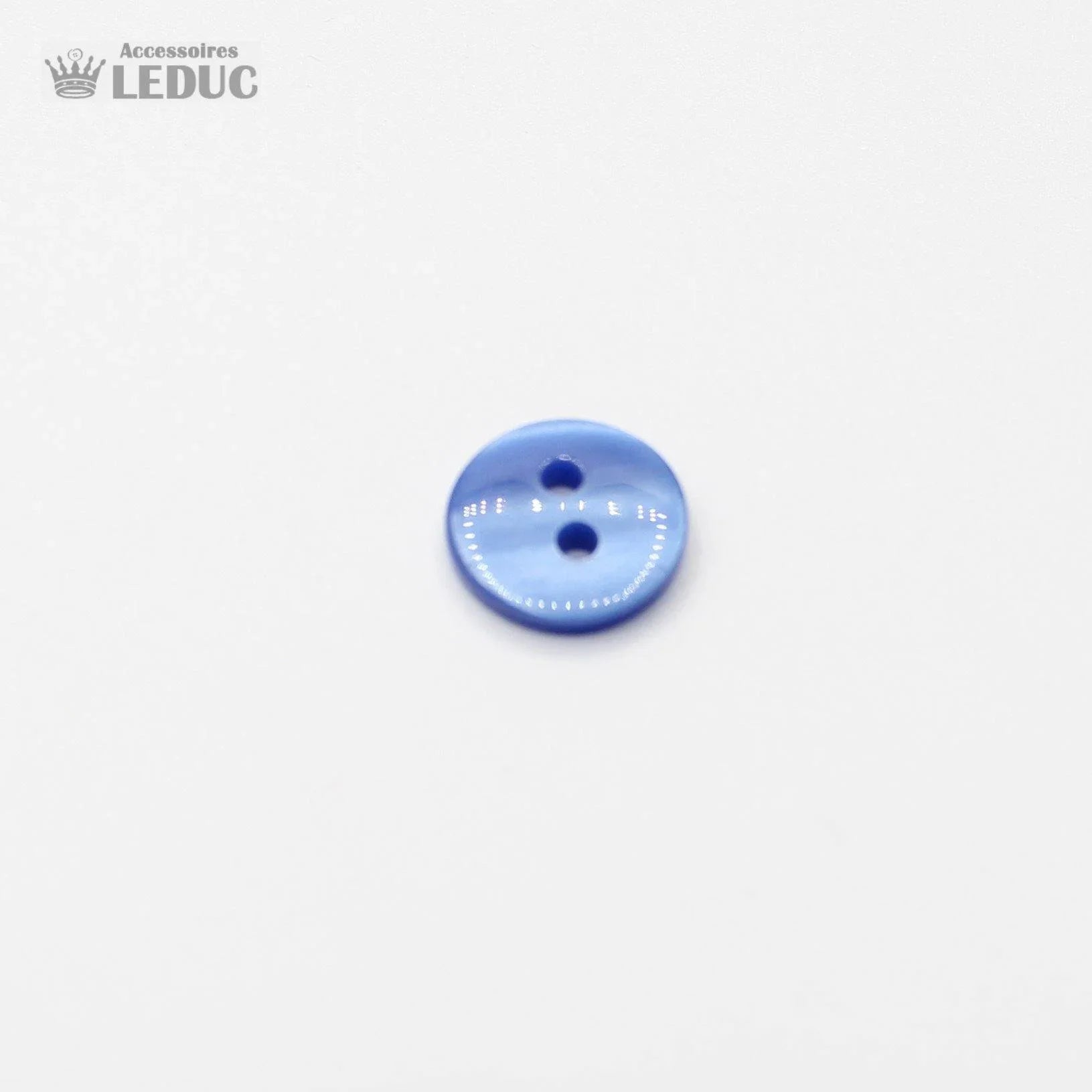 50 pieces - 2 Holes Polyester Button for Blouses 13mm (20") - (KP2 105 20") - ACCESSOIRES LEDUC