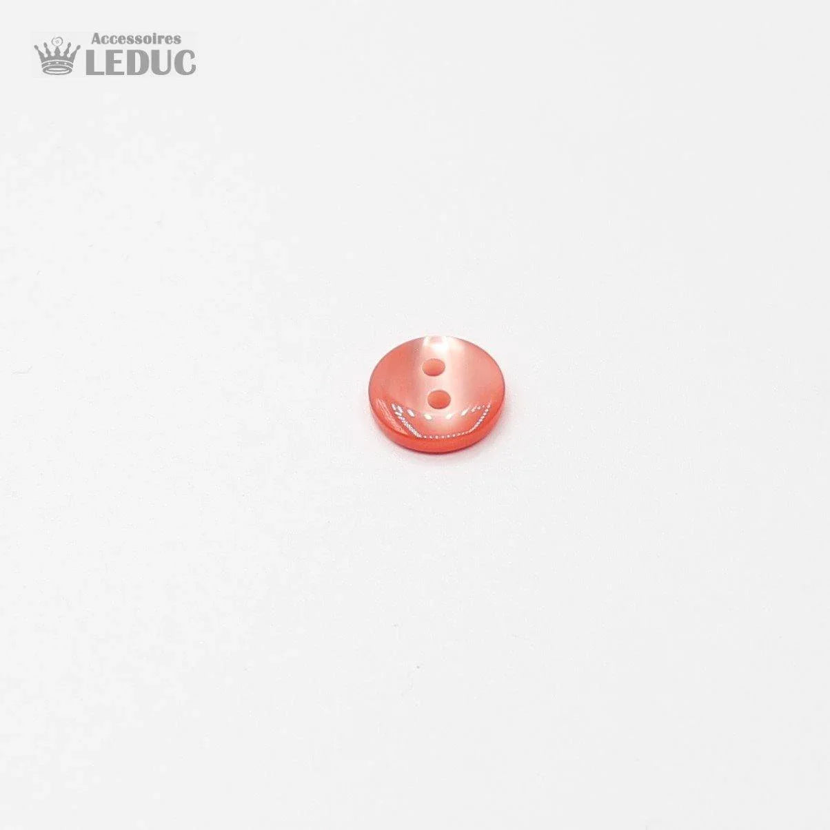 50 pieces - 2 Holes Polyester Button for Blouses 13mm (20") - (KP2 105 20") - ACCESSOIRES LEDUC