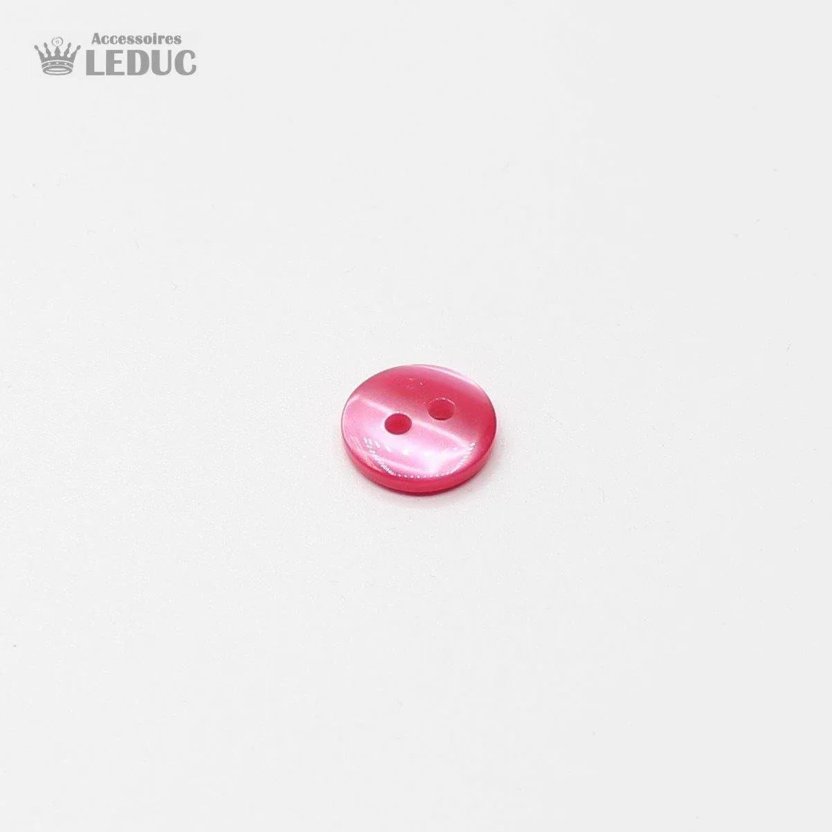 50 pieces - 2 Holes Polyester Button for Blouses 13mm (20") - (KP2 105 20") - ACCESSOIRES LEDUC