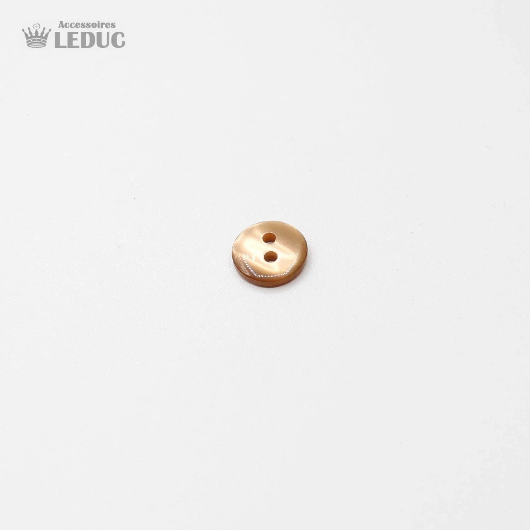 50 pieces - 2 Holes Polyester Button for Blouses 13mm (20") - (KP2 105 20") - ACCESSOIRES LEDUC