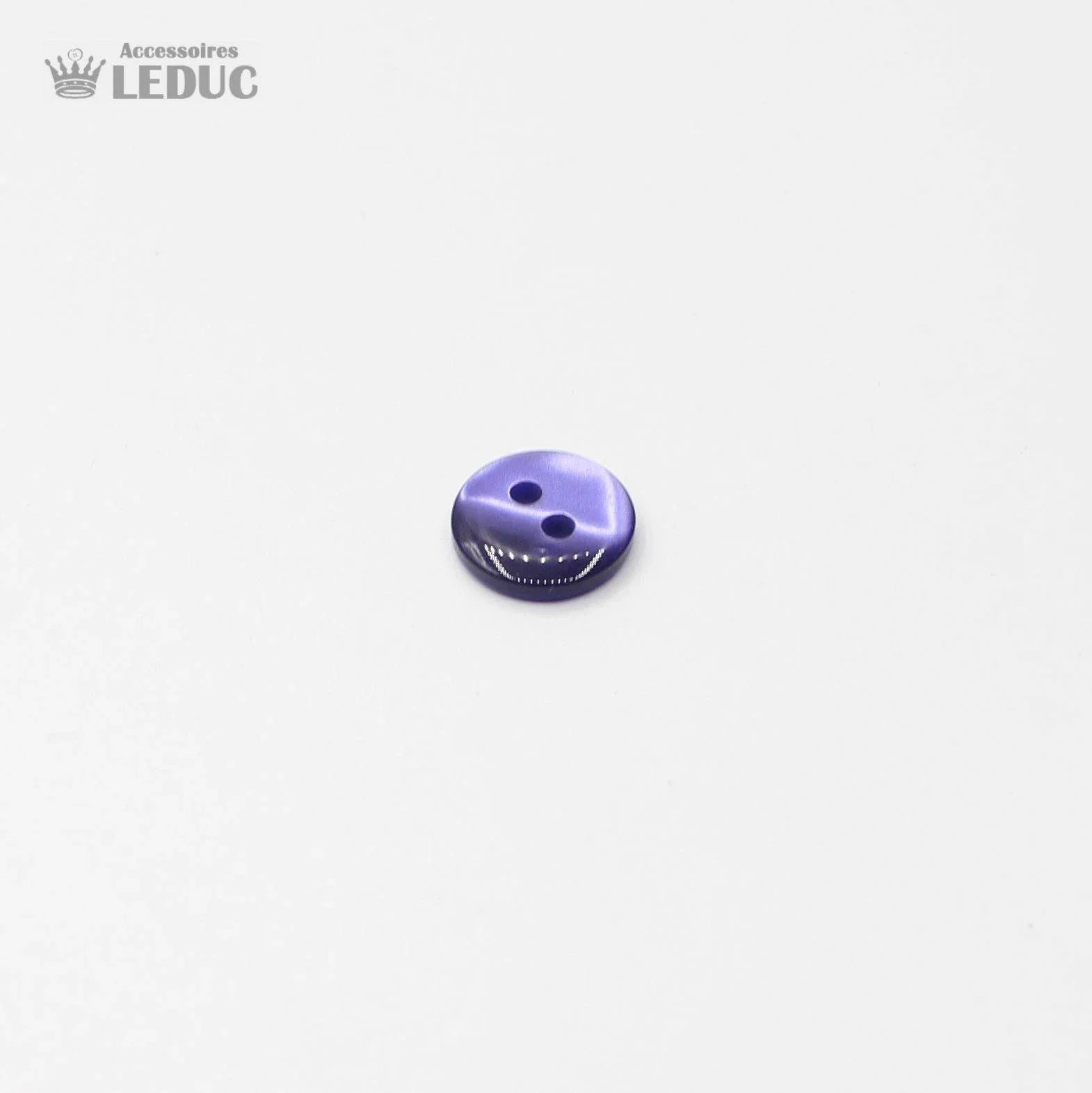 50 pieces - 2 Holes Polyester Button for Blouses 13mm (20") - (KP2 105 20") - ACCESSOIRES LEDUC