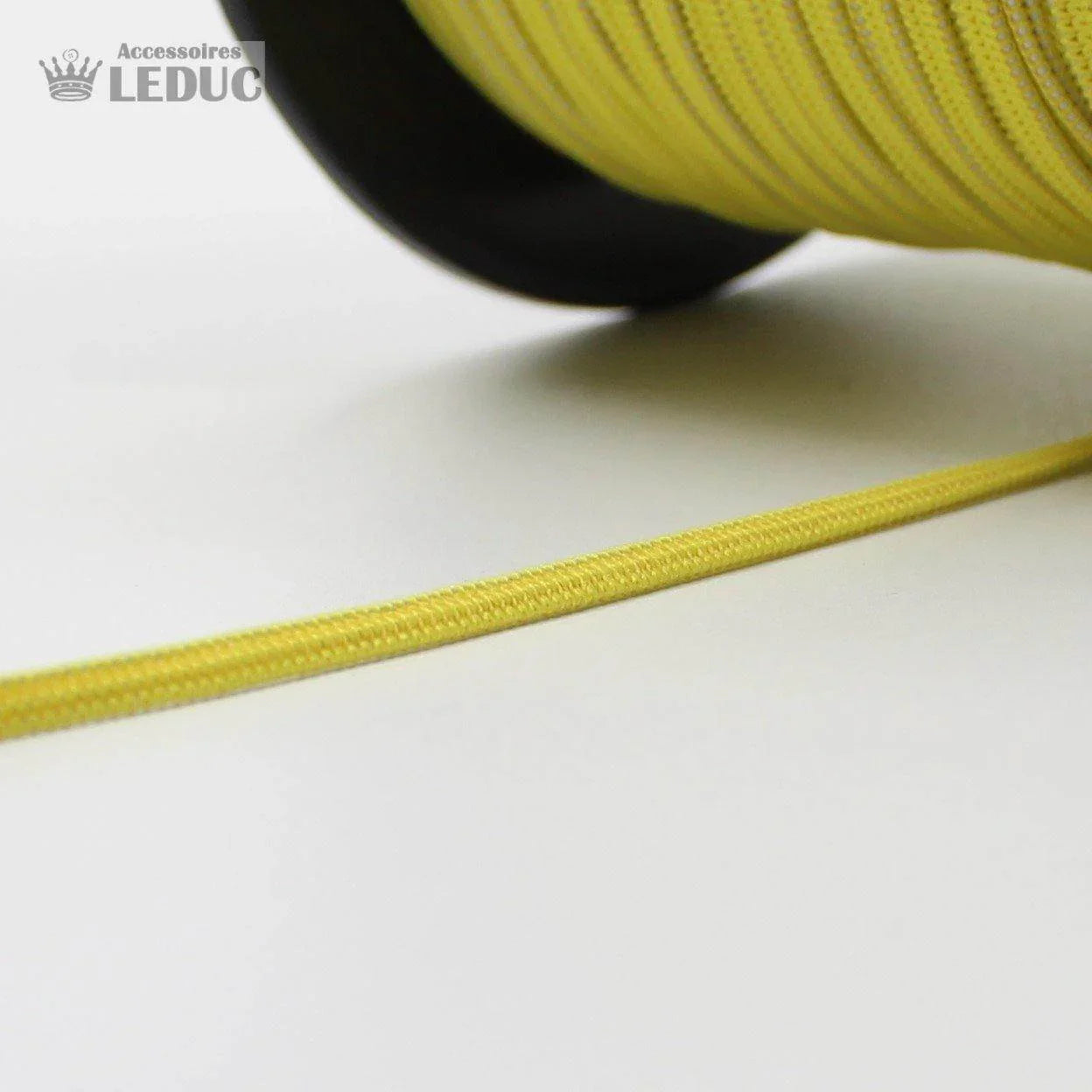 100 METRES - 3mm KNITTED Coloured Elastic - ACCESSOIRES LEDUC BV