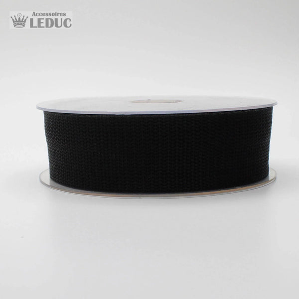 Black Polipropilene Webbing 30 or 40mm - 10MT ROLLS - ACCESSOIRES LEDUC BV