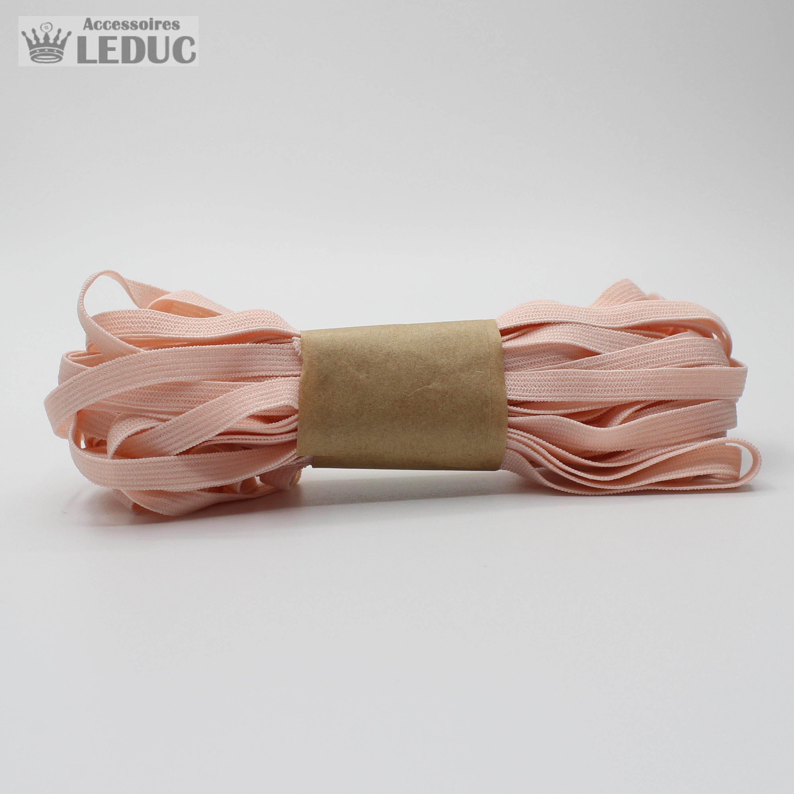 10 METERS - 6mm COLOURED Braided Elastic - ACCESSOIRES LEDUC BV