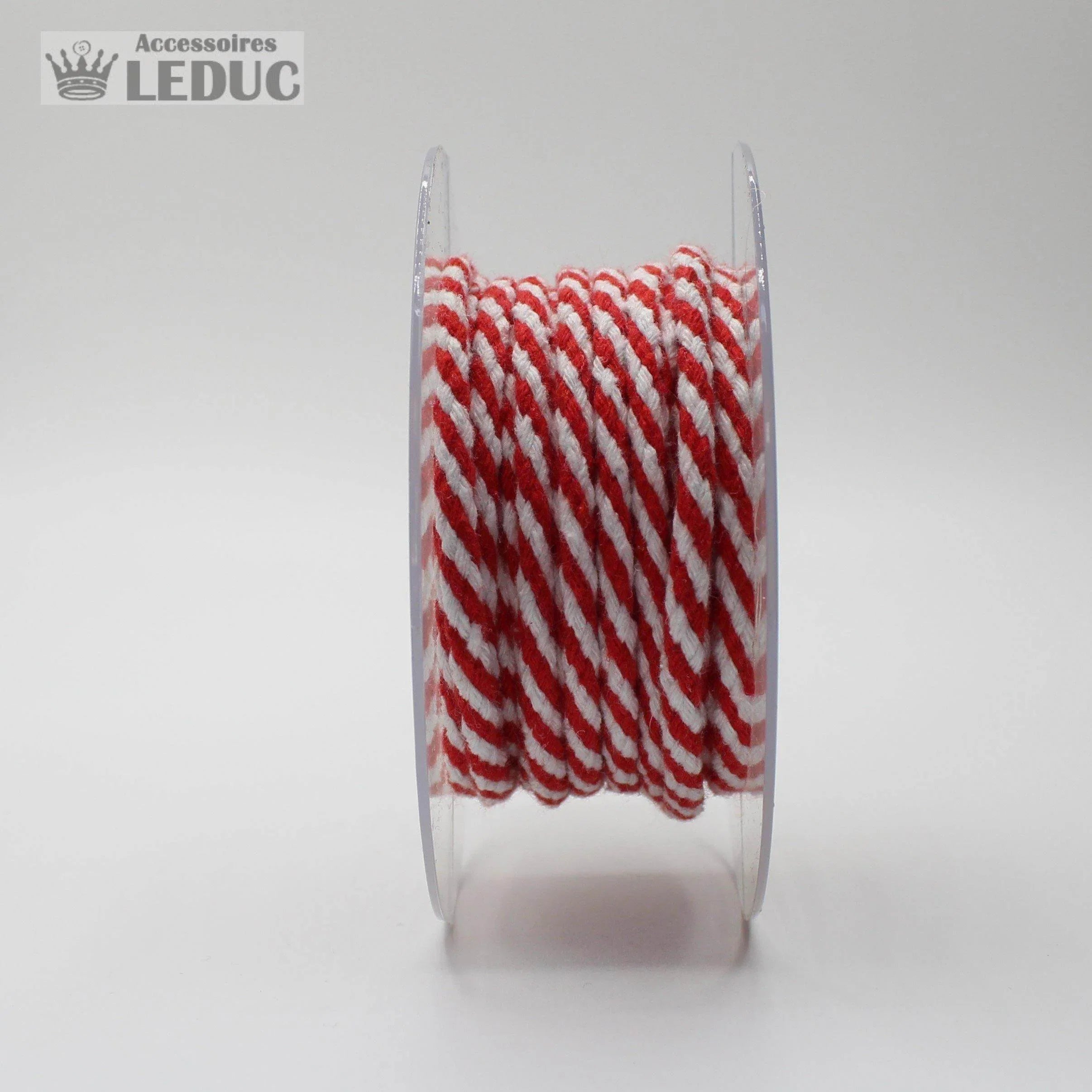 Bicolor Cord - Roll of 10 meters - ACCESSOIRES LEDUC BV