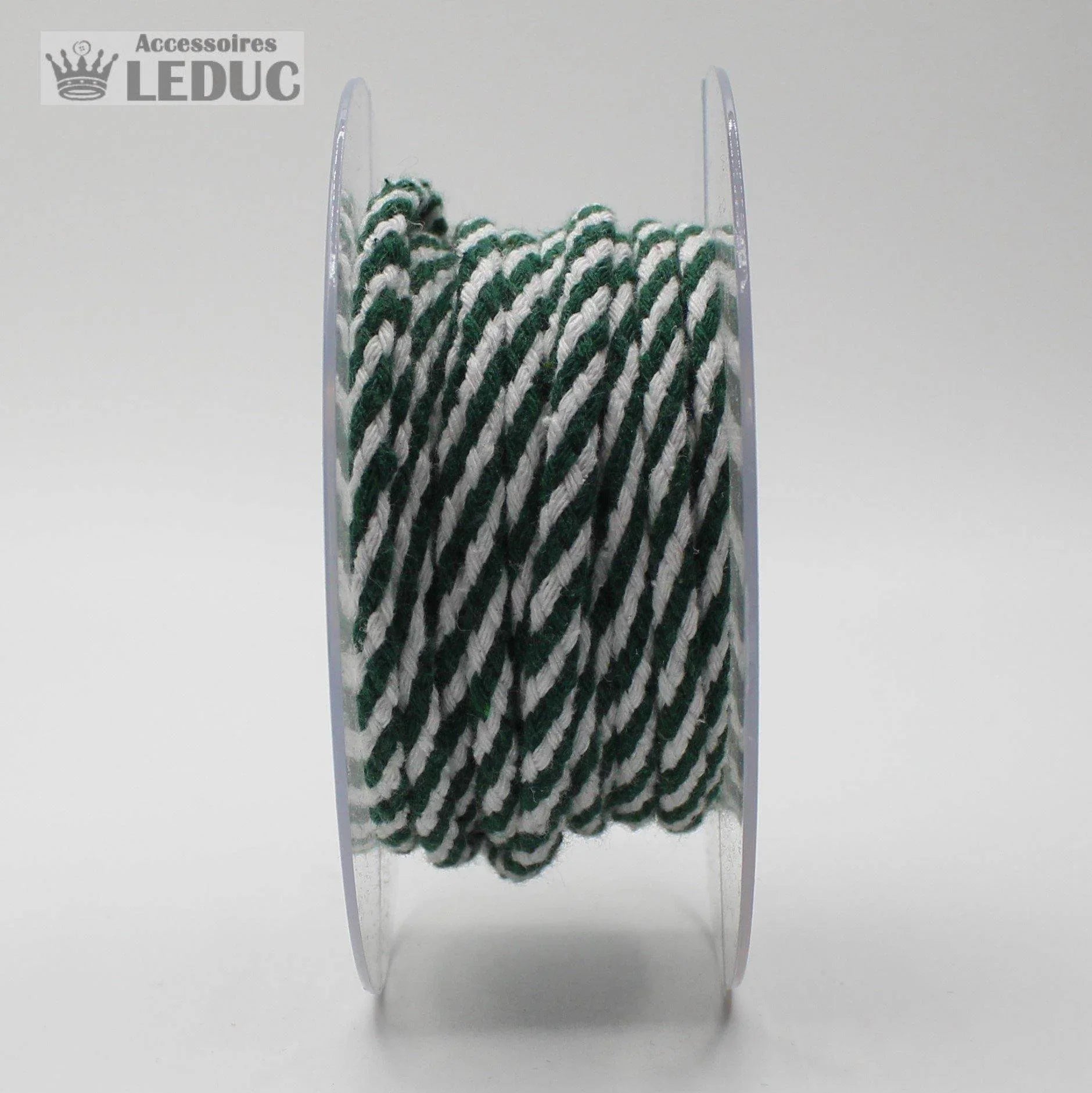 Bicolor Cord - Roll of 10 meters - ACCESSOIRES LEDUC BV