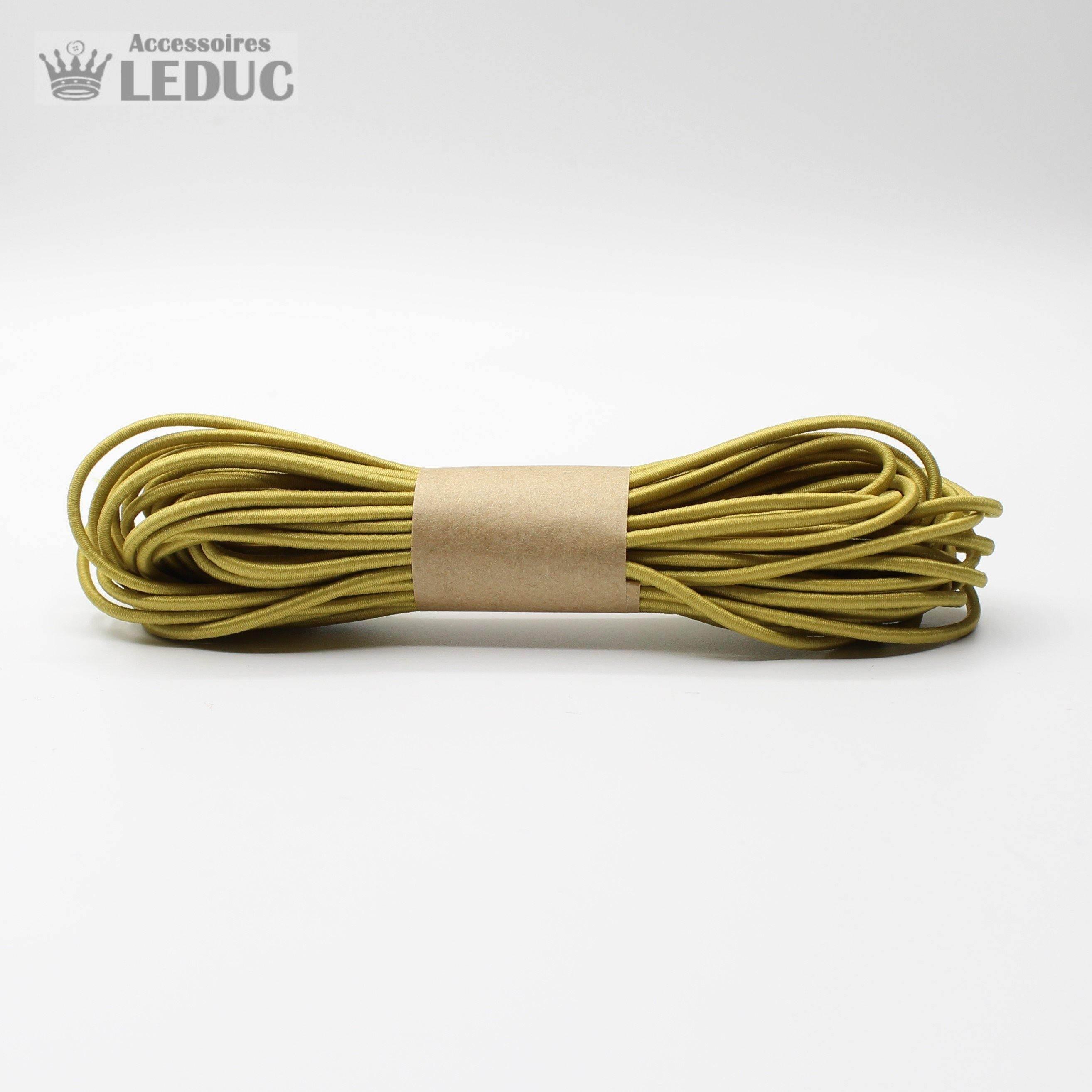 10 METERS - coloured ELASTIC CORD 2MM - ACCESSOIRES LEDUC BV
