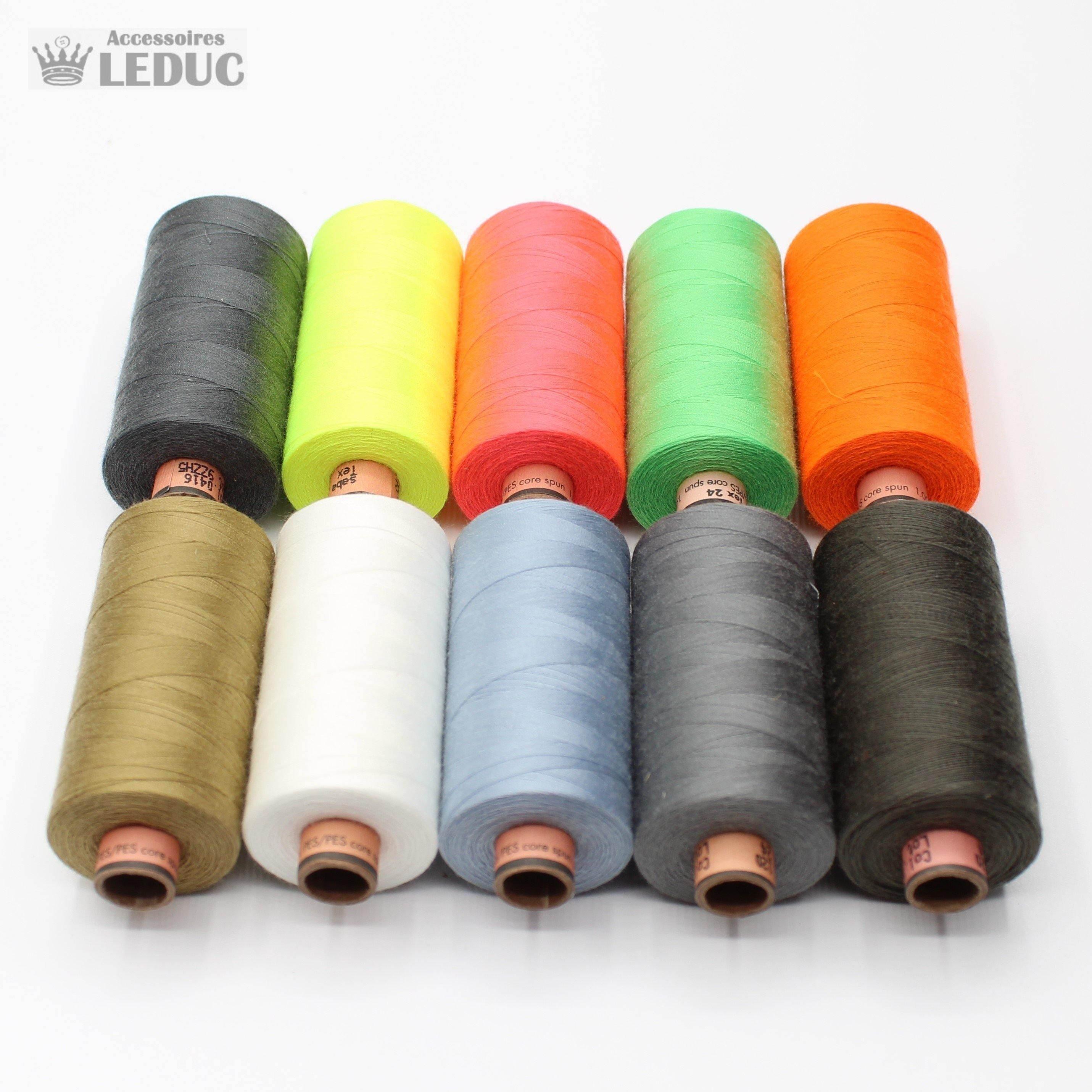 Amann Saba Yarn 1000m - High Quality Polyester German Yarn 120 tex 24 - ACCESSOIRES LEDUC BV