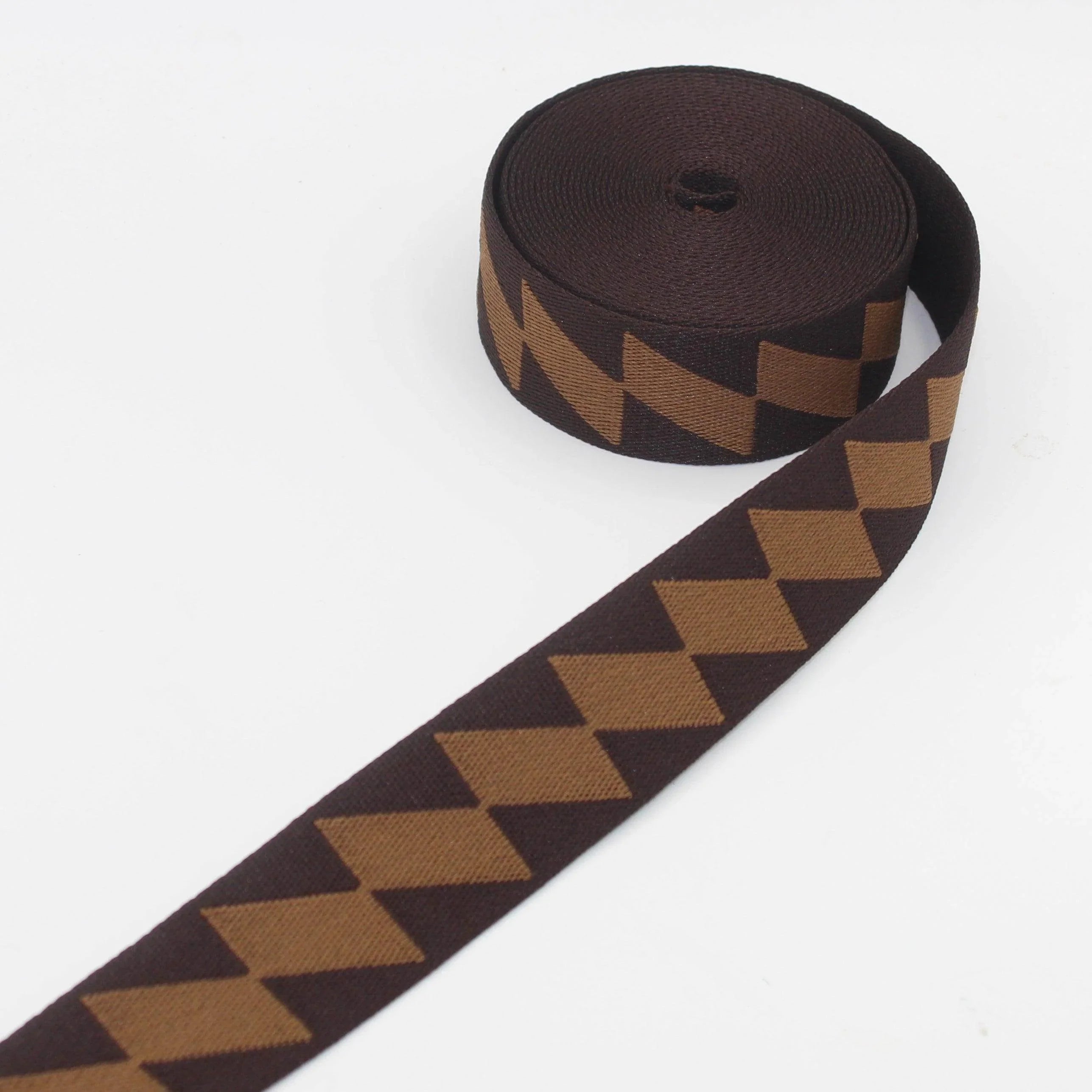 Parallelepiped Motives Webbing 40mm #RUB3529 - ACCESSOIRES LEDUC BV