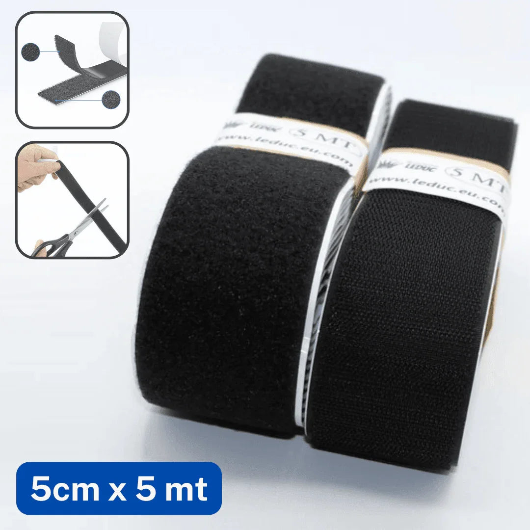 Adhesive Hook & Loop Tape (velcro type) 5 meters #HNL502 - ACCESSOIRES LEDUC BV